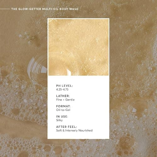 Naturium The Glow Getter Multi-Oil Hydrating Body Wash, Gentle Cleanser, 16.9 oz - Glow Getter - 16.9 Fl Oz (Pack of 1) thumbnail 2