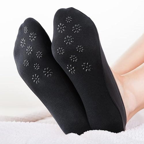 WISVOOO 3-9 Pairs No Show Socks Women Nylon Ultra Low Cut Non-Slip Thin Liner Socks Invisible Hidden Socks for Flats thumbnail 5