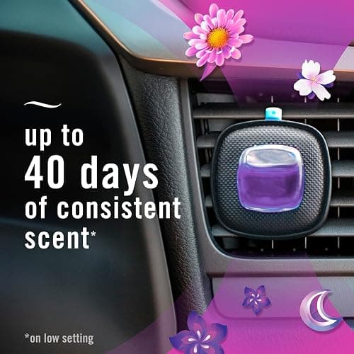 Febreze Car Air Freshener Vent Clip Gain Moonlight Breeze Scent, .07 oz. Car Vent Clip, Pack of 3 and Stay-Fresh Storage Case thumbnail 4