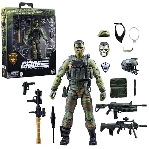 G.I. Joe Classified Series Legacy Collection: Action Soldier - Special Forces, Collectible 6 Inch Action Figure Set with 16 Accessories | G.I. Joe Classified 6 Inch Action Figure Legacy Deluxe - Special Forces Soldier thumbnail 12