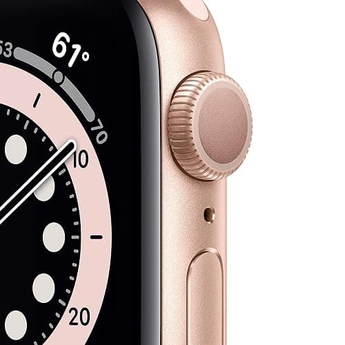 Apple Watch Series 6 (GPS, 40mm) - Gold Aluminum Case with Pink Sand Sport Band (Renewed) thumbnail 2