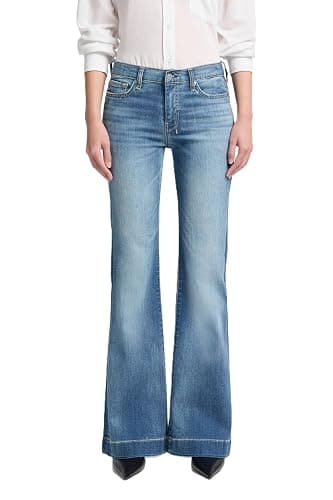 7 For All Mankind Womens Tailorless Dojo Wide Leg Trouser Jeans - Image 1