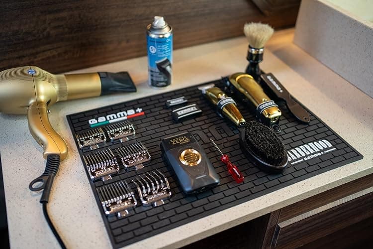 GAMMA+ Professional Barber Appliance Magnetic Mat and Station Organizer, Anti-Slip, Durable Hair Styling Tools thumbnail 5