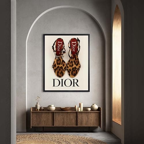 InkFlow Posters Luxury Vintage Cheetah Heels Wall Art Poster - Stylish Women Inspired Design - Fashion Artwork for Home, Living Room, Bedroom Decor - 8x10 Unframed Canvas Print thumbnail 4