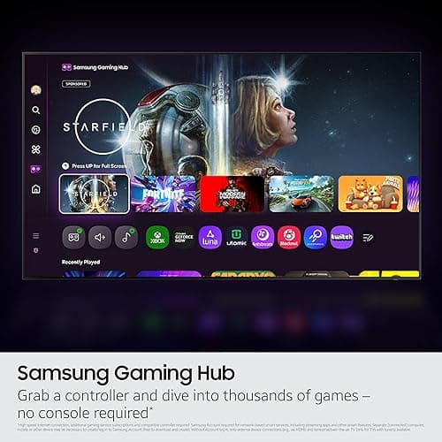 SAMSUNG 85-Inch Class QLED Q7F Series Samsung Vision AI Smart TV (2025 Model, 85Q7F) Quantum HDR, Object Tracking Sound Lite, Q4 AI Gen1 Processor, 4K upscaling, Gaming Hub, Alexa Built-in thumbnail 6