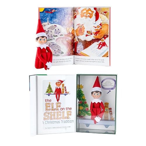 The Elf on the Shelf: A Christmas Tradition - Boy Scout Elf with Blue Eyes - Includes Artfully Illustrated Storybook, Keepsake Box and Official Adoption Certificate - Image 1