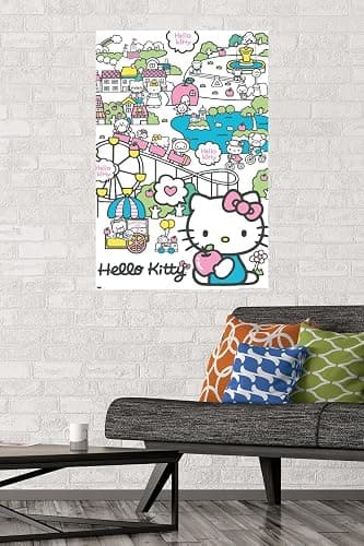 Trends International Hello Kitty - Carnival Wall Poster, 22.375" x 34", Unframed Version thumbnail 4