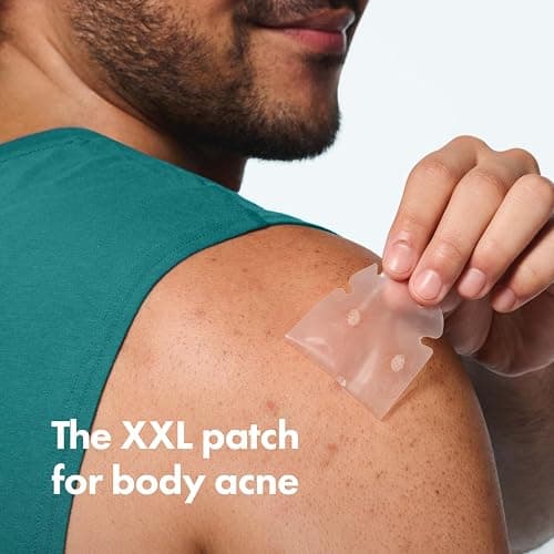 Mighty Patch Hero Cosmetics Body Patch– The XXL Hydrocolloid Patch for Bacne, Chestne, and Other Body Breakouts. Derm-Tested. Medical-Grade Hydrocolloid. Absorbs Pimple Gunk in 6-8 Hours. 4ct thumbnail 2