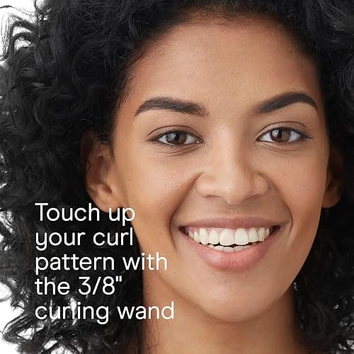 Conair Double Ceramic Multi-Attachment Hair Styler, 5-in-1 Hair Curling Wand Set to Create Curls, Waves, and Blowouts, Ceramic Technology Eliminates Damaging Hot Spots, White/Rose Gold thumbnail 7