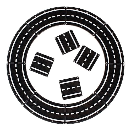 MAGNA-TILES XTRAS: Roads 12 Piece Magnetic Construction Set, The ORIGINAL Magnetic Building Brand thumbnail 6