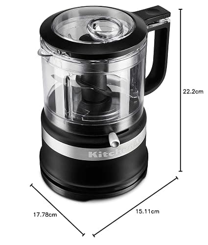 KitchenAid KFC3516BM 3.5 Cup Mini Food Processor, Matte Black - Matte Black - Food Processor thumbnail 5