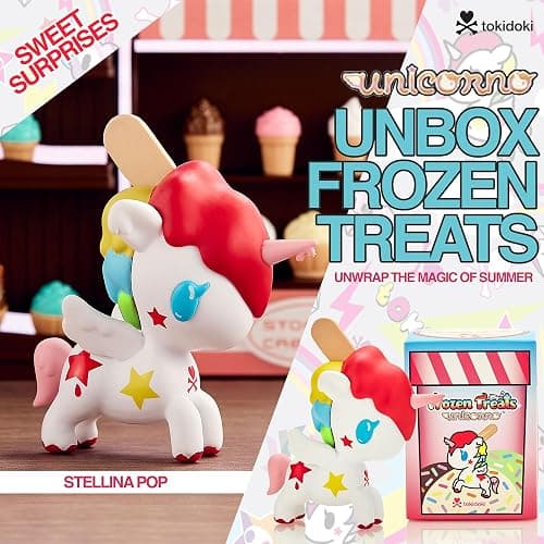 Tokidoki - Frozen Treats Unicorno Blind Box – Collectible Mystery Figure – Cute Miniatures – Surprise Gift for Kids & Collectors – Random Unicorn Collectibles - 1 Pack thumbnail 2
