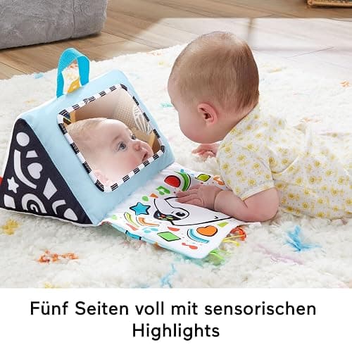 FISHER-PRICE Kick & Play Soft Piano - Weiches und tragbares Pianospielzeug, mitwachsendes Design, bunte Tasten, für Babys ab der Geburt, HND54 thumbnail 6