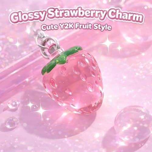 AGEN KGEN Novelty keychains Aesthetic Y2K Keychain Charms Stylish Keychains Accessories for Women Bag Purse Gifts thumbnail 6