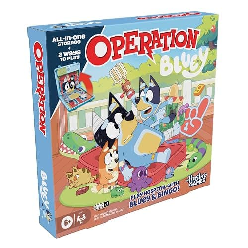 Operation Bluey Edition Board Game for Kids – Electronic Talking Game with All-in-1 Carrying Case – 2 Ways to Play – 1+ Players – 10 Mins. – Ages 6+ (Amazon Exclusive) thumbnail 13