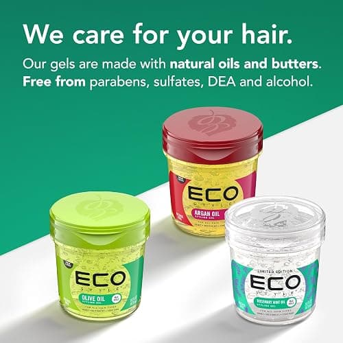 Eco Style Olive Oil Eco Styler Hair Gel, Hydrate and Style, Alcohol-Free, 236 ml (Pack of 1) thumbnail 8