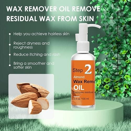 Pre Wax Spray and After Wax Spray, Triple-bottle Skin Care Set with Pre-wax Cleanser, Wax Remover Oil and Skin Soother Organic Aloe Vera Gel for Sensitive Skin - 100ML thumbnail 3