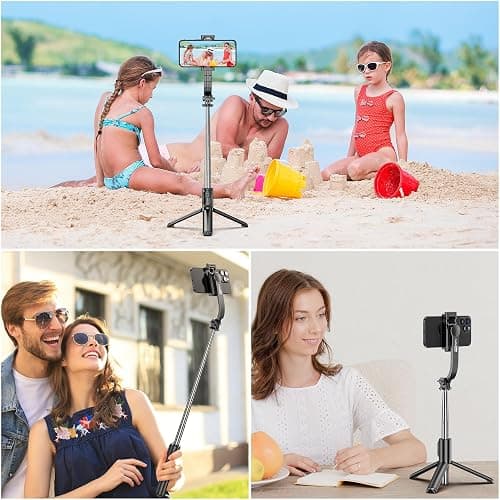 SelfieShow Selfie Stick, Extendable Selfie Stick Tripod with Wireless Remote and Tripod Stand, Portable, Lightweight, Compatible with iPhone 15 14 13 12 Pro Xs Max X 8Plus, Samsung Smartphone and More thumbnail 9