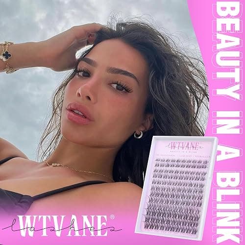 Natural Lash Clusters Venus Wispy Cluster Eyelash Extensions Invisible Thin Band Eyelash Cluster 8-16mm DIY Lash Extensions with Clear Band Individual Lashes Clusters Natural Look by WTVANE thumbnail 5