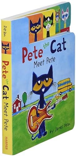 Pete the Cat: Meet Pete: A Tabbed Board Book for Kids thumbnail 3