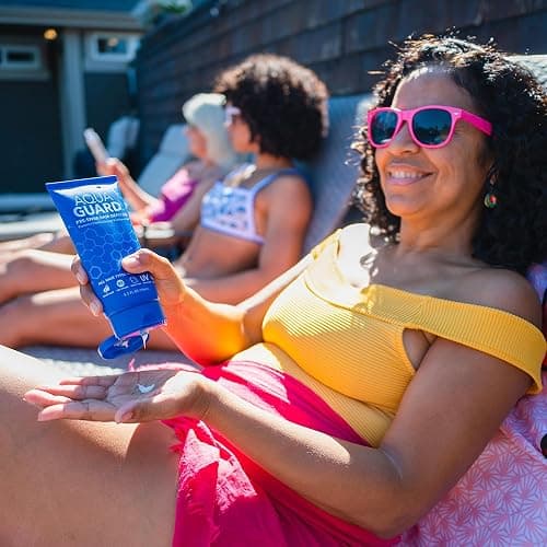 AQUA GUARD Pre-Swim Hair Defense | Soft, Tangle-Free Hair After Every Swim | Prevents Chlorine Damage | Made in California | Color Safe, Leaves Hair Smelling Great | 5.3 oz thumbnail 4