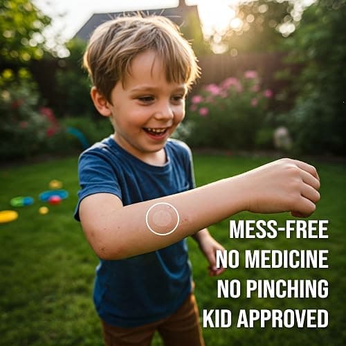 quitch Bug Bite Patches 3x27ct, Natural Itch Relief Stickers for Kids & Baby, Anti-Itch Cream Alternative, Mosquito bite Treatment, Summer Travel & Camp Essentials, Soothing After bite Patches thumbnail 4