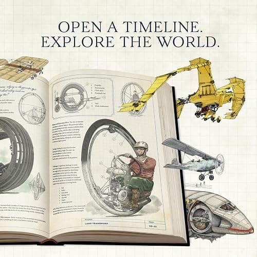 The Black Book. The Ultimate Guide to Alternative Inventions | Invention Encyclopedia with Over 250 Pages of Parallel Worlds with Mesmerizing, Hand-Drawn Illustrations thumbnail 8
