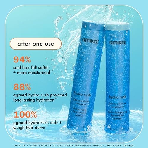 amika hydro rush intense moisture shampoo with hyaluronic acid thumbnail 6