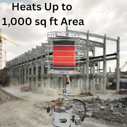 Dura Heat TT-360 Propane(LP) 360 Degree Tank Top Heater, Length: 8.9in, Width: 8.9in, Height: 20.24in,Silver thumbnail 4