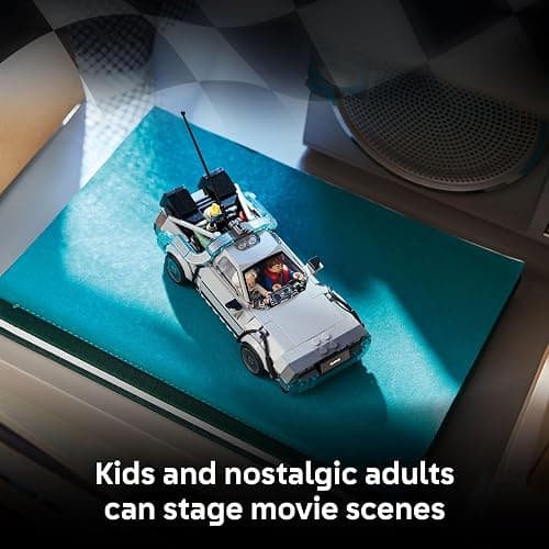 LEGO Speed Champions Time Machine from Back to The Future Building Toy for Kids - Pretend Play & Display Car Toy W/ 2 Build Modes for Boys & Girls, Ages 9+ - Gift for Birthdays - 77256 thumbnail 4