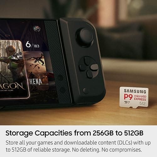 Samsung P9 Express microSD Express Card, 512GB microSDXC Memory Card, Up to 800 MB/s, for Nintendo-Switch ™ 2, (MB MK512T/AM) thumbnail 7