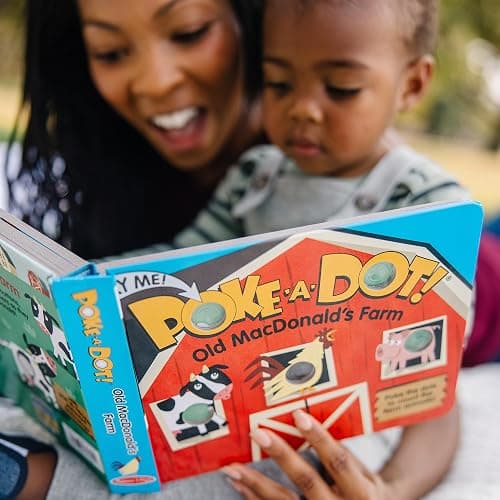 Melissa & Doug Poke-a-Dot! Old MacDonald’s Farm, Interactive Children's Board Book with Buttons to Pop, Educational Sensory Toy for Toddlers & Preschoolers Ages 3+ - FSC Certified thumbnail 3