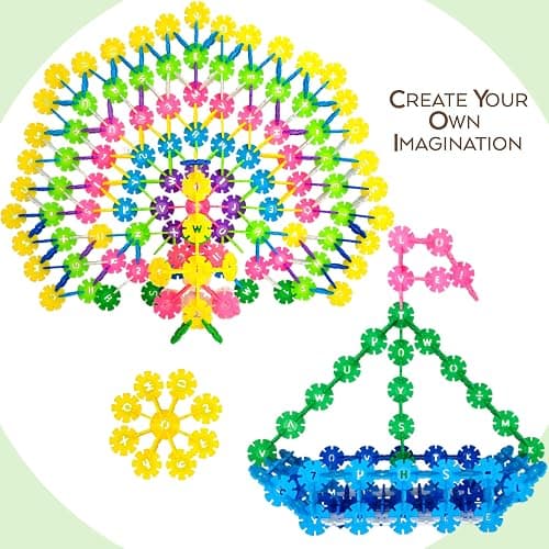 TOYLI Smart Coins 500 Pieces Interlocking Discs Set, Kids STEM Toys, Kindergarten Classroom Must Haves thumbnail 8