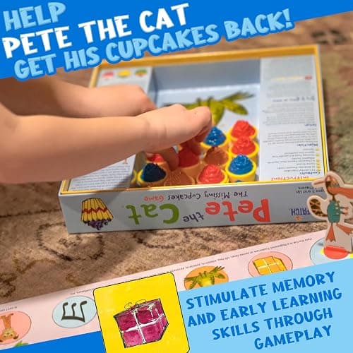 Briarpatch Pete the Cat The Missing Cupcakes Game, Fans of Pete the Cat Books, Ages 3+ thumbnail 9