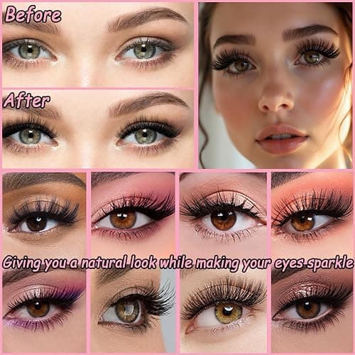 Lash Clusters Kit, 640 Pcs Eyelashes Clusters Extensions Kit 9-16mm Individual Lashes D Curl Fluffy Wispy False Eyelashes Thin Band, with Bond Seal Tweezers Brush DIY (30D+40D+50D+60D Kit 9-16mm) thumbnail 6