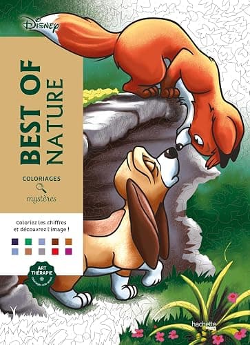 Coloriages mystères Disney - Best of Nature - Image 1