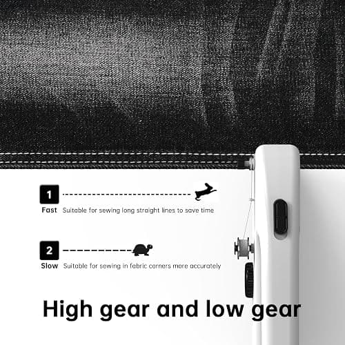 Unique sewing experience: Handheld sewing machine with storage box, portable package,mini sewing machine for travel, including various accessories and tools thumbnail 3