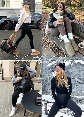 Laite Hebe Leggings for Women - High Waisted Full Length Buttery Soft Yoga Pants for Workout Athletic Daily thumbnail 7