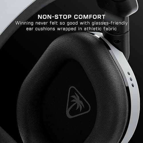 Turtle Beach Stealth 600 Wireless Multiplatform Amplified Gaming Headset for PS5, PS4, PC, & Mobile – Bluetooth, 80-Hr Battery, Noise-Cancelling Flip-to-Mute Mic, 50mm Speakers – White thumbnail 7