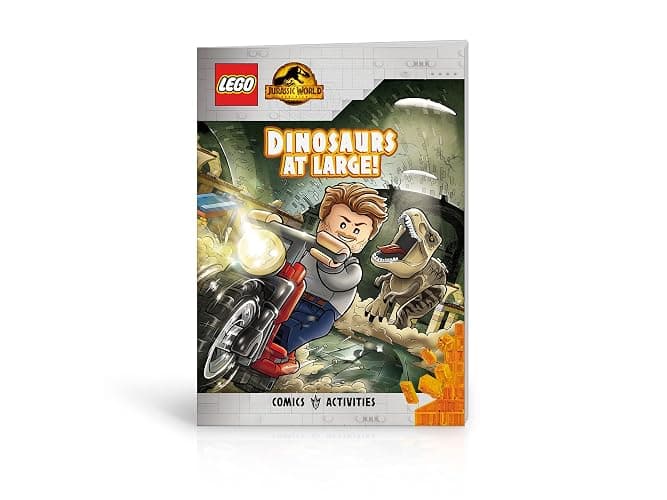 LEGO® Jurassic World™ Owen VS. Delacourt: Activity Book with Fun Facts, Pop-Up Play Scene, and 2 LEGO(R) Minifigures to Inspire Imagination and Creativity! thumbnail 2
