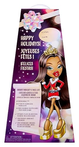 Bratz Very Merry Sasha Fashion Doll, Special, Holiday Packaging thumbnail 7
