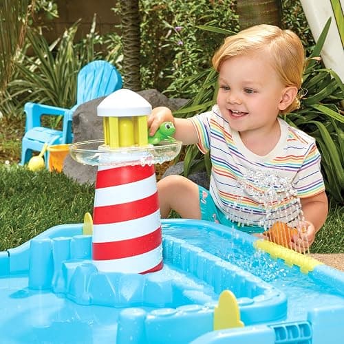 Little Tikes Splash Beach Water Table Splash Pad for Kids, Boys, Girls Ages 2+ Years thumbnail 4