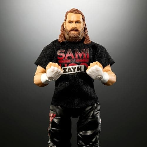 Mattel WWE Elite Action Figure & Accessories, Series #106 Sami Zayn 6-inch Collectible with 25 Articulation Points & Swappable Hands thumbnail 2