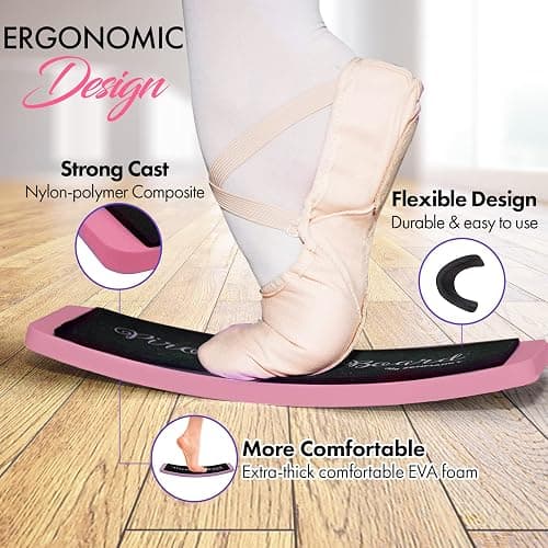 Zenmarkt Turning Boards for Dancers - Ballet Spin Boards for Dancers, Ice Skaters, Cheerleaders, and Gymnasts - Specially Designed to Improve Your Turns, Balance, and Stability - Home Dance Equipment thumbnail 3