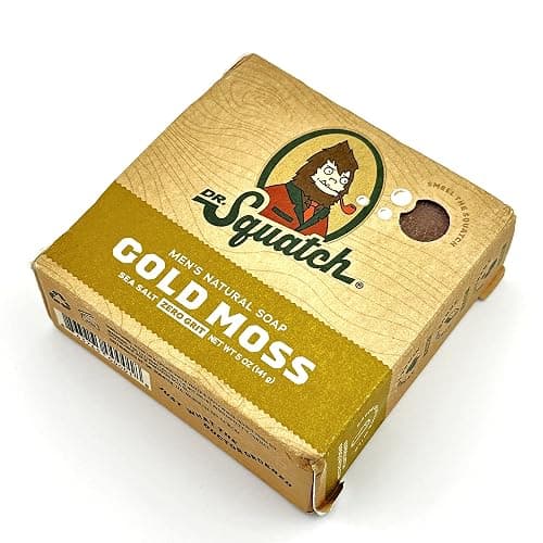 Dr. Squatch All Natural Bar Soap for Men with Zero Grit, Gold Moss - Image 1