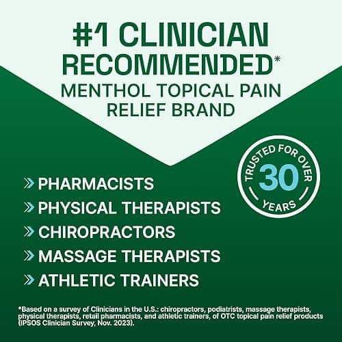 Biofreeze Roll On Pain Relief for Knee, Neck, Hip, Joint, Shoulder, & Simple Backache, Arthritis Pain Reliever, Sore Muscle Relief, Roll On Menthol Gel 3 Fl Oz (Pack of 3) thumbnail 2