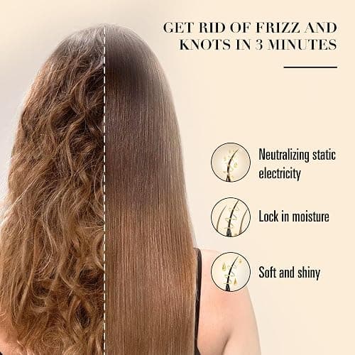 GAVIVOL Bamboo Hair Brush for Hair Growth Detangler Brush Wooden Paddle Hairbrush with Bamboo Bristles for Scalp Massager Hair Brushes for Women Handle Pointed Bristle Travel Hair Brush for Fine Hair thumbnail 5