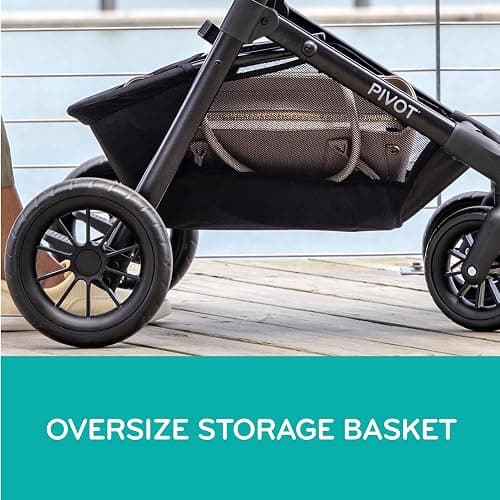 Evenflo Pivot Modular Travel System with LiteMax Infant Car Seat (Desert Tan) thumbnail 11