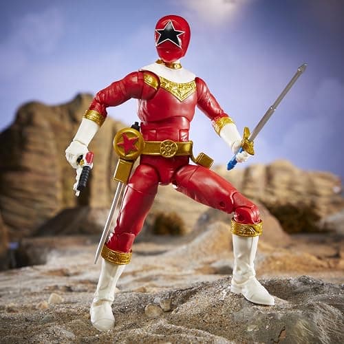 Power Rangers Lightning Collection Zeo Red Ranger 6-Inch Premium Collectible Action Figure Toy with Accessories thumbnail 8
