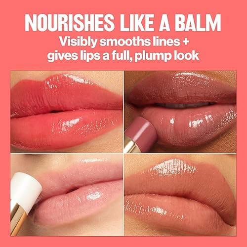 REVLON Super Lustrous Glass Shine Balm, Hydrating Tinted Lipstick, Sheer, Glossy Shiny Finish, 008 Rum Raisin, 0.11 oz - 008 Rum Raisin thumbnail 5